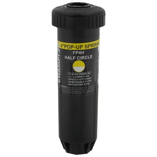 Main product image of 4" Pop-Up Sprinkler w/ 15' Half Nozzle (Plastic)