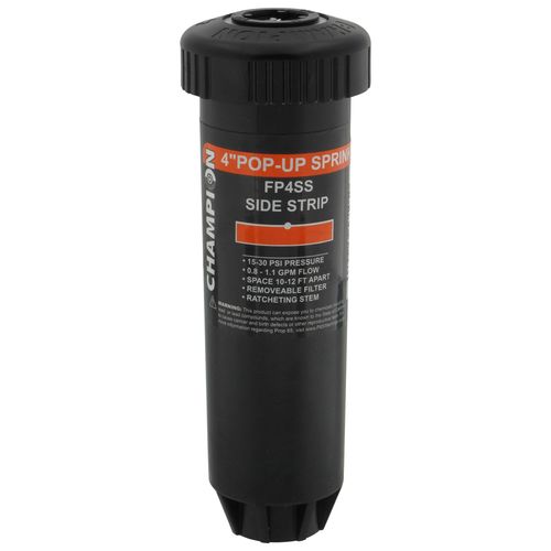 Main product image of 4" Pop-Up Sprinkler w/  4' x 24' Side Strip Nozzle (Plastic)