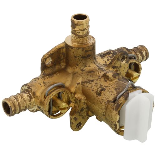 Main product image of M-Pact Bulk Pack 3 Port Posi-Temp 1/2" Crimp Ring PEX Connection w/ Pressure Balancing, FP62326PF