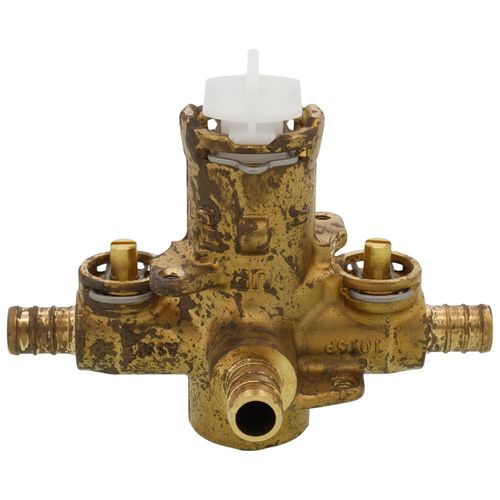 Main product image of M-Pact Bulk Pack 3 Port Posi-Temp 1/2" Crimp Ring PEX Connection w/ Pressure Balancing, FP62326PF