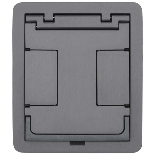 Main product image of FloorPort Flanged Cover Assembly for Rectangular Floor Boxes (Aluminum)