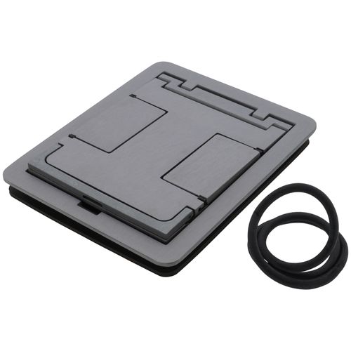 Main product image of FloorPort Flanged Cover Assembly for Rectangular Floor Boxes (Aluminum)