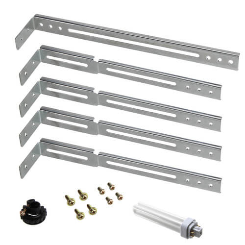 Main product image of FQ Series Quiet Ceiling Mounted Exhaust Fans w/ Light, 4" Duct (110 CFM)