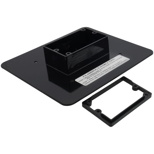 Main product image of 7-1/8" x 7-7/8" Non-Metallic Flange Box For 1/2" or 1-1/4" Flat and Stucco Surfaces