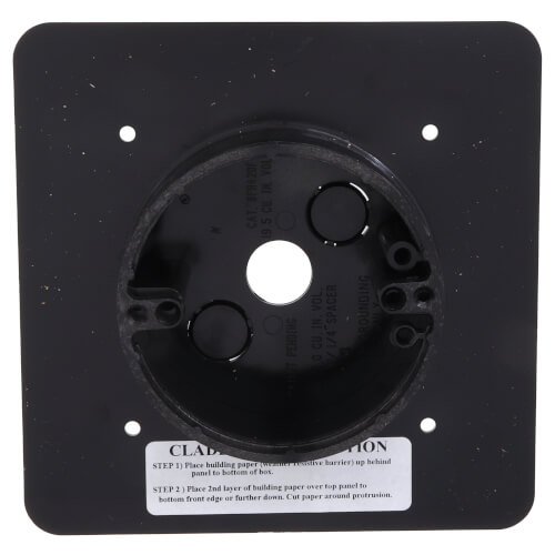 Main product image of 6-3/4" Non-Metallic Flange and Fixture Box For Flat and Stucco Surfaces