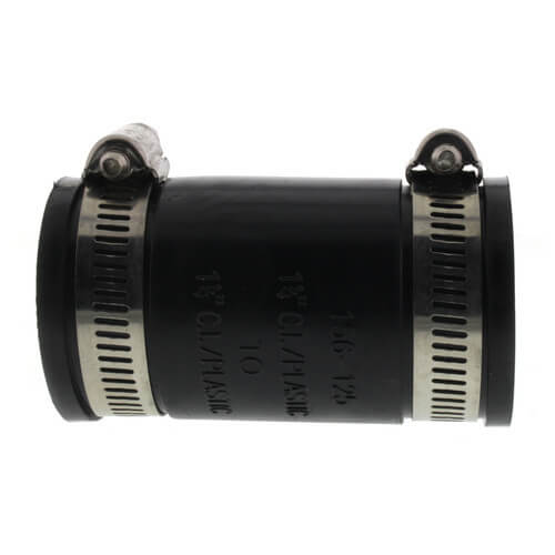 Main product image of 1-1/4" Rubber Coupling (Cast Iron or PVC to Cast Iron or PVC)