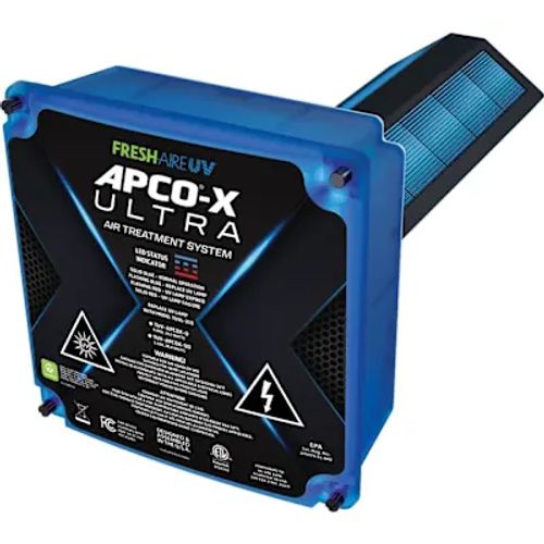 Main product image of APCO-X Ultra In-Duct Whole House Air Purifier w/ Single Lamp 3 Year Warranty, 24v w/ 110v Transformer