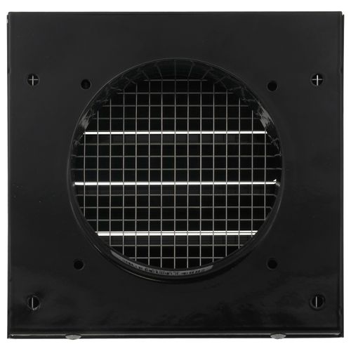 Main product image of FreshVent 4" Galvalume Steel Fresh Air Intake Vent (Black)