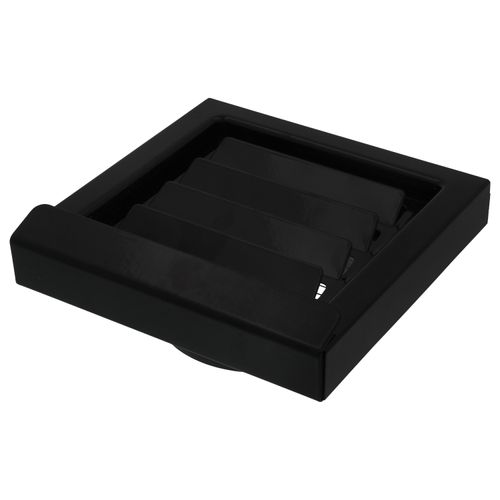 Main product image of FreshVent 4" Galvalume Steel Fresh Air Intake Vent (Black)