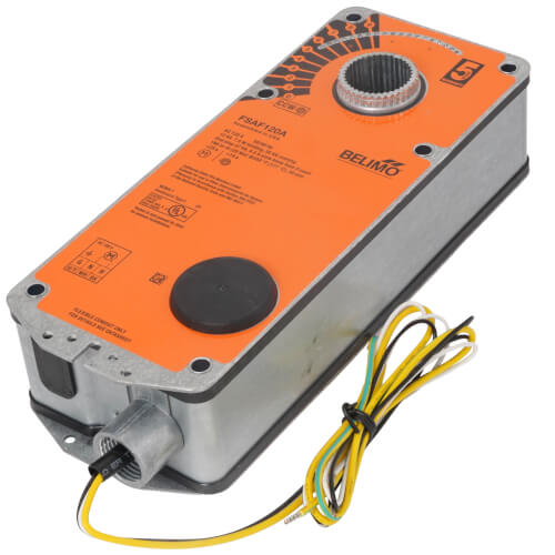 Main product image of Spring Return Fail-Safe, Fire & Smoke Actuator  - 120 VAC (No Aux Switch)