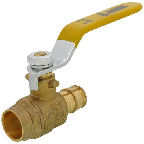 Main product image of 1/2" Expansion PEX x 1/2" Copper Brass Ball Valve (Lead Free)