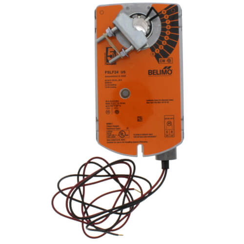 Main product image of Spring Return Fail-Safe, Fire & Smoke Actuator - 24 VAC (No Aux Switch)