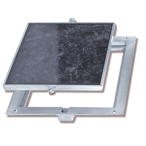 18" x 18" (Frame Opening) FT-8080 Non Hinged: Floor Doors w/ 1" Panel Recessed
