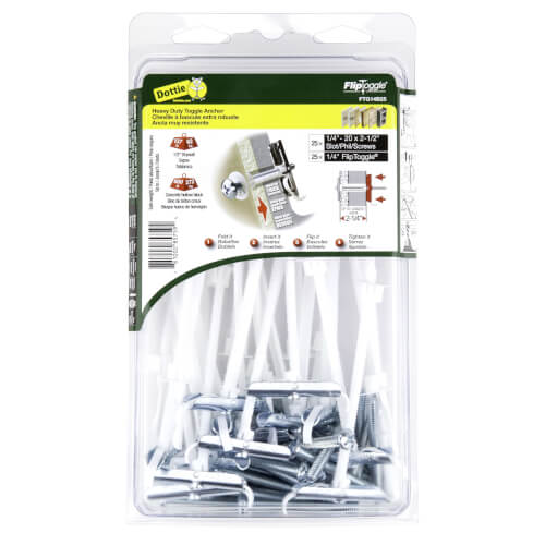 Ftg14b25 lh dottie ftg14b25 flip toggle kit 1 4 w screws