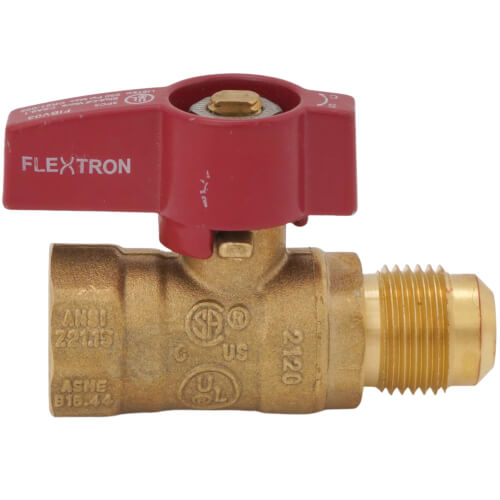 1/2" Flare x 1/2" FIP Gas Ball Valve