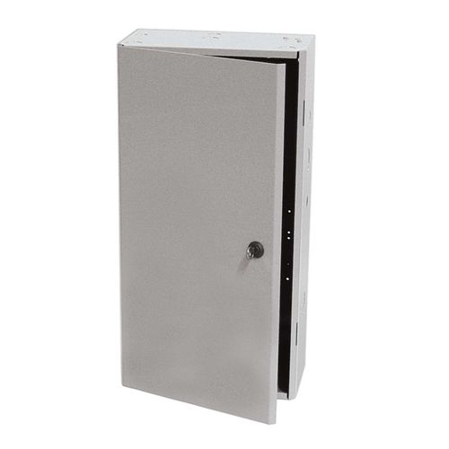 Main product image of 24-1/2" x 12-1/2" x 6-1/2" Metal Housing, NEMA 1 w/ Key Latch