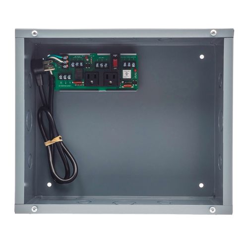 Main product image of UPS Power Control Center Interface Board, Status Contacts, 2.75" Track Mount in 12" x 14" x 6" Metal Enclosure