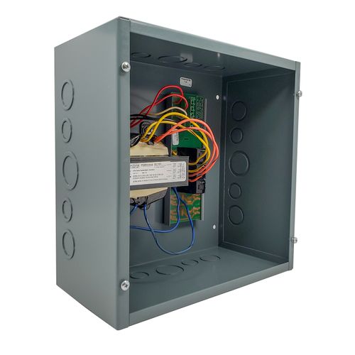 Main product image of 300 VA Power Supply, UL508, Three 100 VA Class 2 Outputs, 480/277/240/120 Vac to 24 Vac, Metal Enclosure