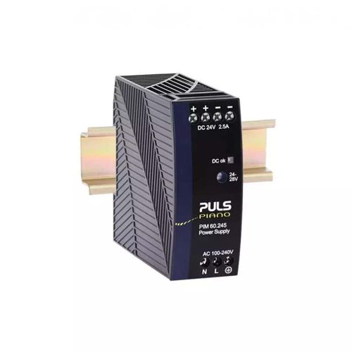 Main product image of DIN Rail Mount DC Power Supply, Single Switching, 100-240 Vac to 24-28 Vdc, 3.8A, Screw Terminals