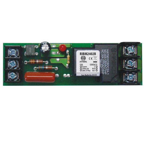 Main product image of Power Panel Relay, 20A SPDT w/ 24 Vac/DC/208-277 Vac Coil, 4" Track Mount