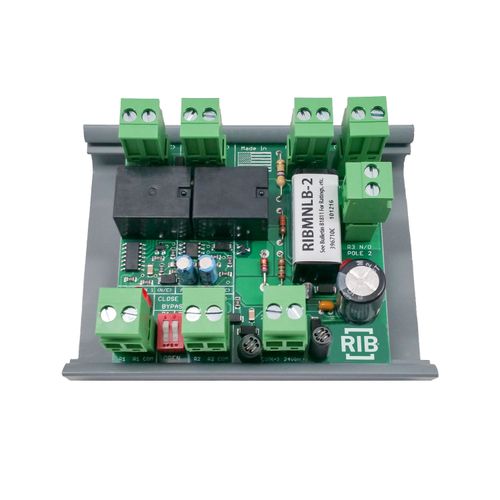 Main product image of AHU Fan Safety Alarm & General Purpose Logic Circuit Board, 24 Vac/dc Power Input, 2 Alarm Inputs all with N/C Outputs, 2.75" Track Mount