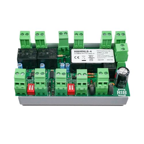 Main product image of AHU Fan Safety Alarm & General Purpose Logic Circuit, 24 Vac/dc Power Input, 4 Alarm Inputs w/ N/C Outputs, 2.75" Track Mount