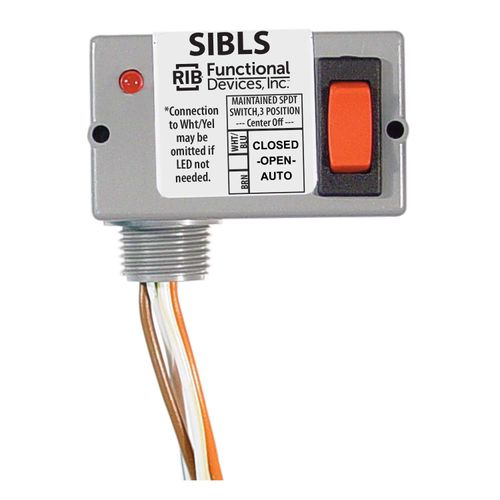 Main product image of Switch, 5A, 30 Vac/dc, 3 Position Maintained, On/Off/On, LED Indicator, NEMA 1 Housing