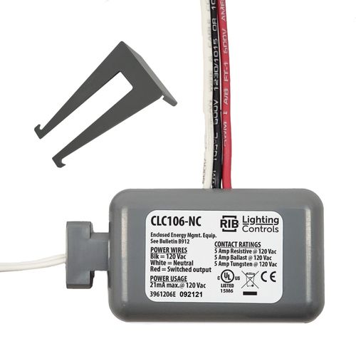 Main product image of Closet Light Controller Relay, 5 Amp, SPST-NC, 120VAC, Separated Class 2 Magnetic Door Switch Input, NEMA 1 Housing