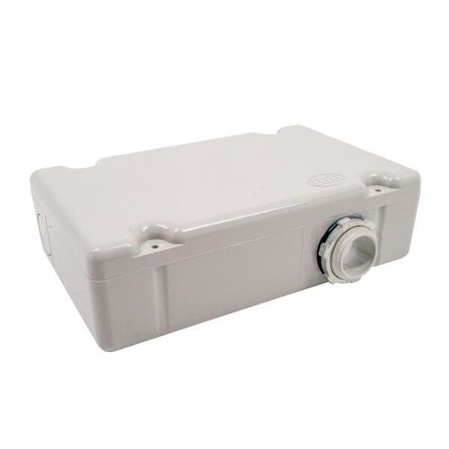 Main product image of 4-1/4" x 7" x 2" Plastic Housing, NEMA 1, 3/4" MNPT Nipple, Gray Lid