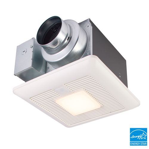 Main product image of Panasonic WhisperSense Ceiling Mount Bathroom Exhaust Fan with LED Light, Motion & Humidity Sensors, 50-80-110 CFM, FV-0511VQCL1