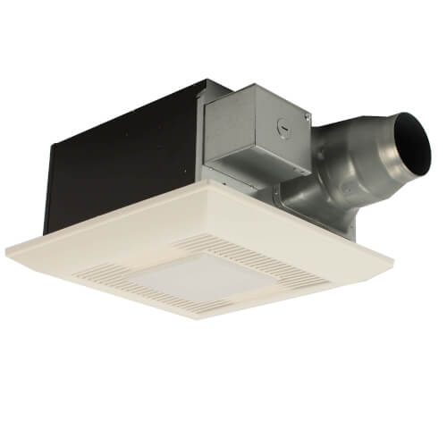 Main product image of WhisperFit EZ Dual Speed Ventilation Fan w/ Light, 80 or 110 CFM, 3 Duct Adapter