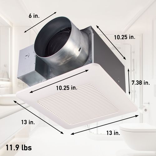 Main product image of Panasonic WhisperCeiling Bathroom Exhaust Fan, 110-130-150 CFM, FV-1115VQ1