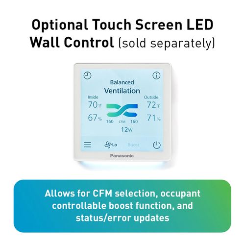 Main product image of Intelli-Balance 150 Elite Plus+ Energy Recovery Ventilator (ERV), 30-150 CFM, Standard Plug-In, Any Climate, FV-15ESC1