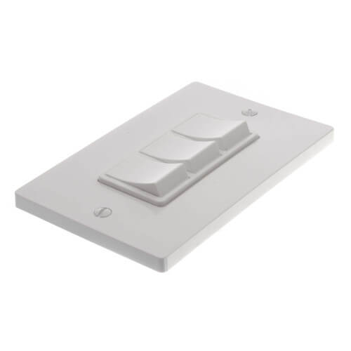Main product image of Panasonic EcoSwitch 3-Function On/Off Wall Switch for Exhaust Fan, Light & Night Light, FV-WCSW31-W, White