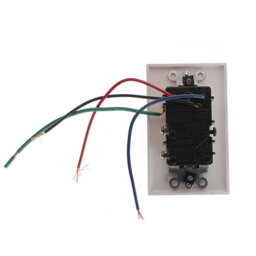 Main product image of Panasonic EcoSwitch 4-Function On/Off Wall Switch for Exhaust Fan, Heat, Light & Night Light, FV-WCSW41-W, White