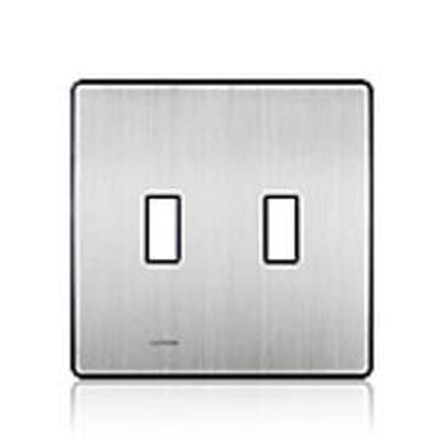 Main product image of Fassada 2-Gang Traditional Wall Plate (Stainless Steel)