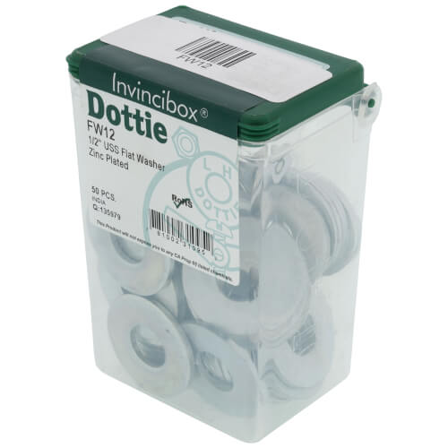1/2" USS Flat Washer (Pack of 50)