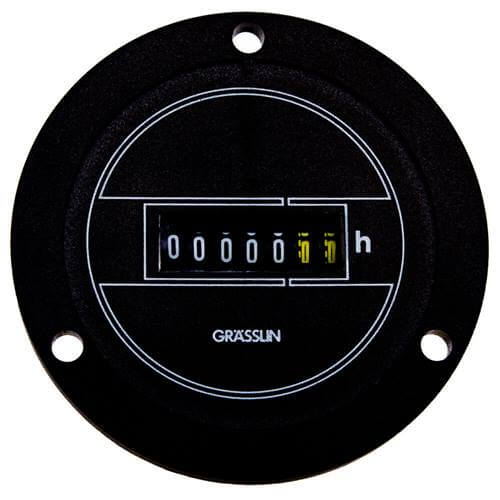 60Hz Flush-Panel Mount AC Hour Meter (120V)