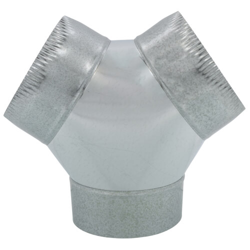 FY Series Sheet Metal Adapter, Y Connection (6" x 6" x 6")