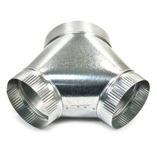 Main product image of FY Series Sheet Metal Adapter, Y Connection (8" x 6" x 6")