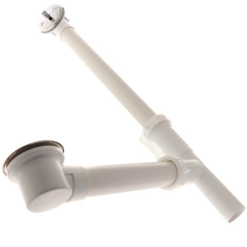 Main product image of Chrome PVC Trip Lever Drain for Roman Tub w/ 1-1/2" Plastic Tubing