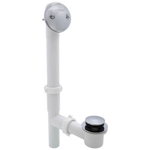 Main product image of Gerber Classics PVC Auto Trip Drain for Standard Tub (Chrome)