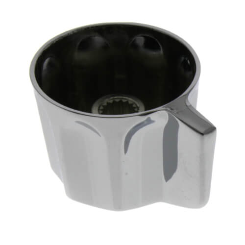 Main product image of Small Fluted Zinc Blade Handle for Kitchen & Lav (94-404), G0094404