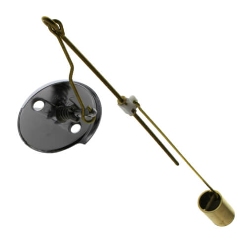 Main product image of Plunger/Link & Face Plate Subassembly for Roman Trip Lever (Chrome)