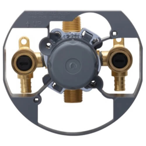 1/2" Treysta Tub & Shower Rough-In Valve, Vertical Inputs (PEX Crimp w/ Stops)