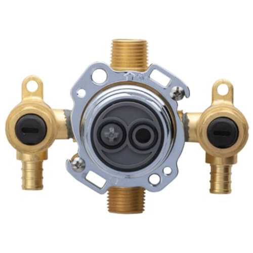 1/2" Treysta Tub & Shower Rough-In Valve, Vertical Inputs (PEX Crimp w/ Stops)