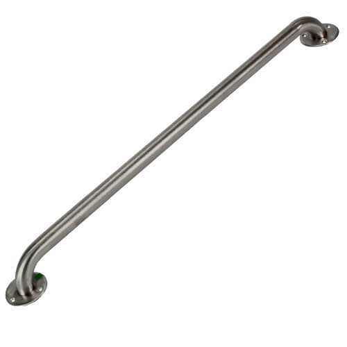 Main product image of 1-1/4" x 32" Grab Bar w/ Exposed Flange (Peened Finish)