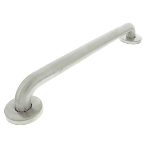 1-1/4" x 18" Grab Bar w/ Concealed Snap-On Flange (Peened Finish)