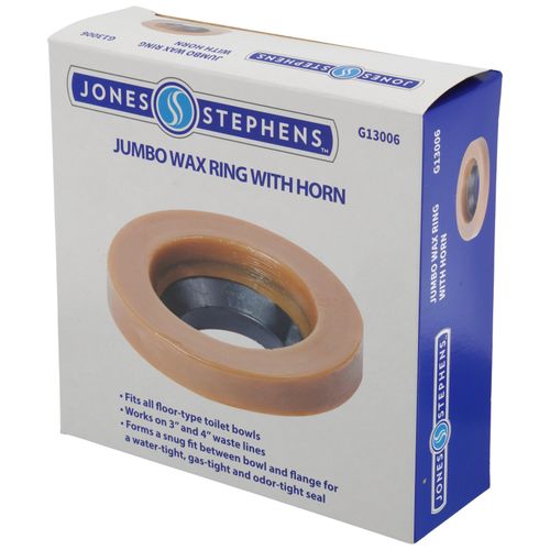 Main product image of Jumbo Wax Ring w/ Horn (Pack of 24)