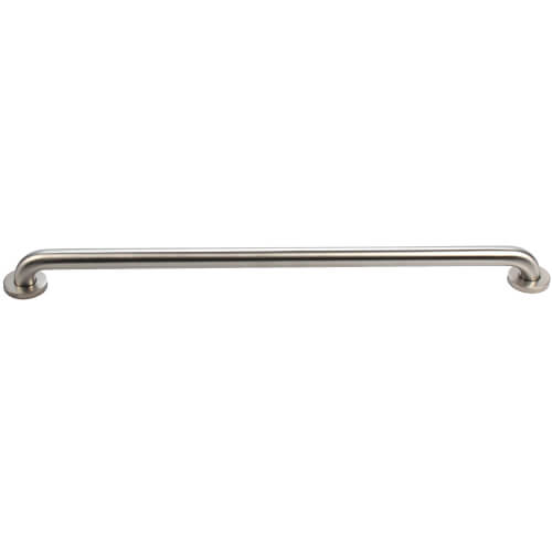 1-1/2" x 36" Grab Bar w/ Concealed Snap-On Flange (Satin Finish)